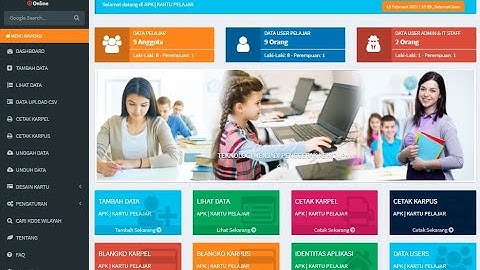 Aplikasi Cetak Kartu Pelajar dan Id Perpus Berbasis Web