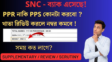 খাতা রিভিউ: PPR এবং PPS কি! Snc, Cu Review/Cbpbu/Nbu Rechecking Process,/Scrutiny/Supplymentry