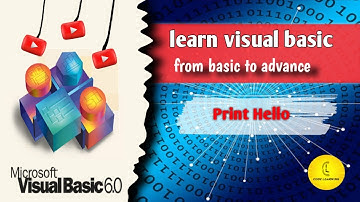 visual basic 6.0 | Print "hello" in VB | CodeLearning