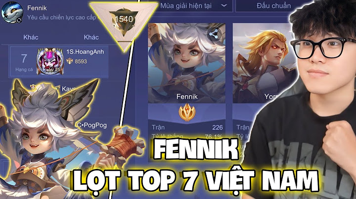VUX MỘT ĐÊM ĐẤU ĐỈNH CAO FENNIK CỤC VÀNG KỸ NĂNG MỚI LỌT TOP 7 VIỆT NAM LIÊN QUÂN MOBILE