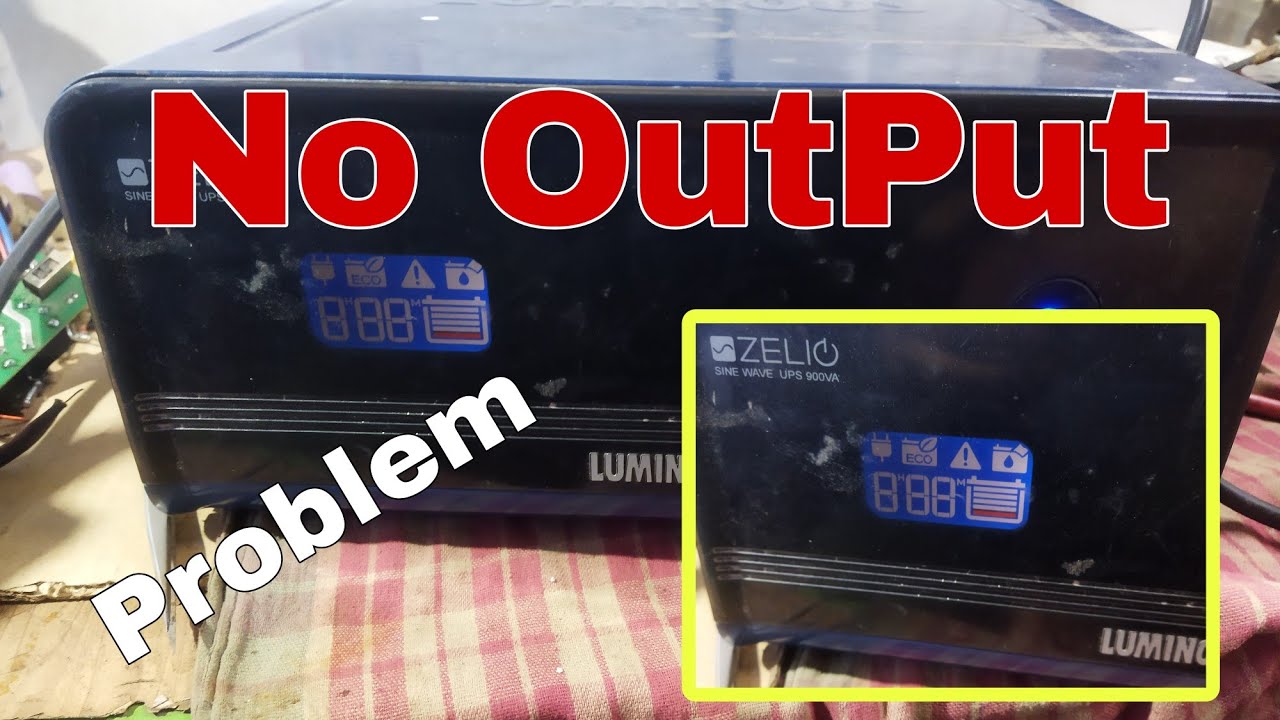 Luminous Zelio No Output In Battery Mode || Luminous Zelio Battery