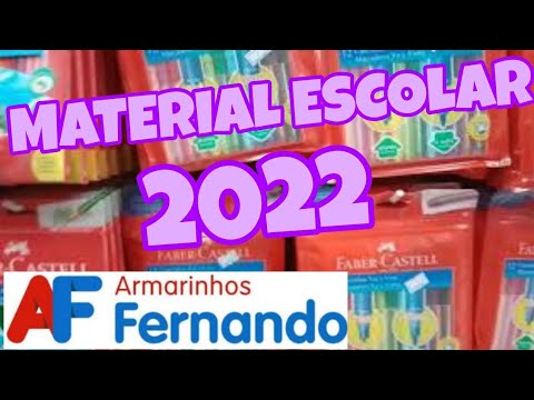 MATERIAL ESCOLAR 2022 NO ARMARINHOS FERNANDO DA RUA 25 DE MARÇO PARTE 1 - CANETAS, LÁPIS E ETC.