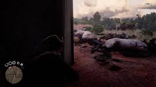 Red Dead Redemption 2 - Defending against enemy cavalry attack in Fort Mercer (SimpleGangWar PoC)