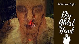 Halloween Prop| Floating Ghost Head | Witches Night | E.5