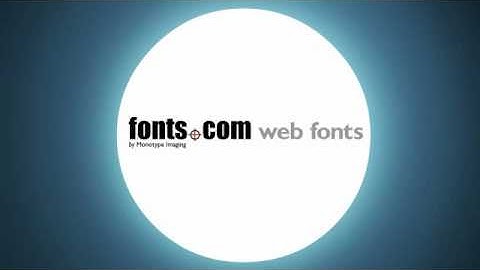 Fonts.com Web Fonts