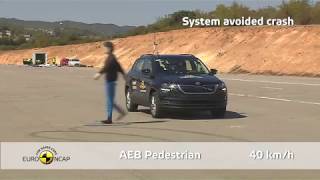 Euro Ncap Crash Test Of Skoda Karoq Youtube