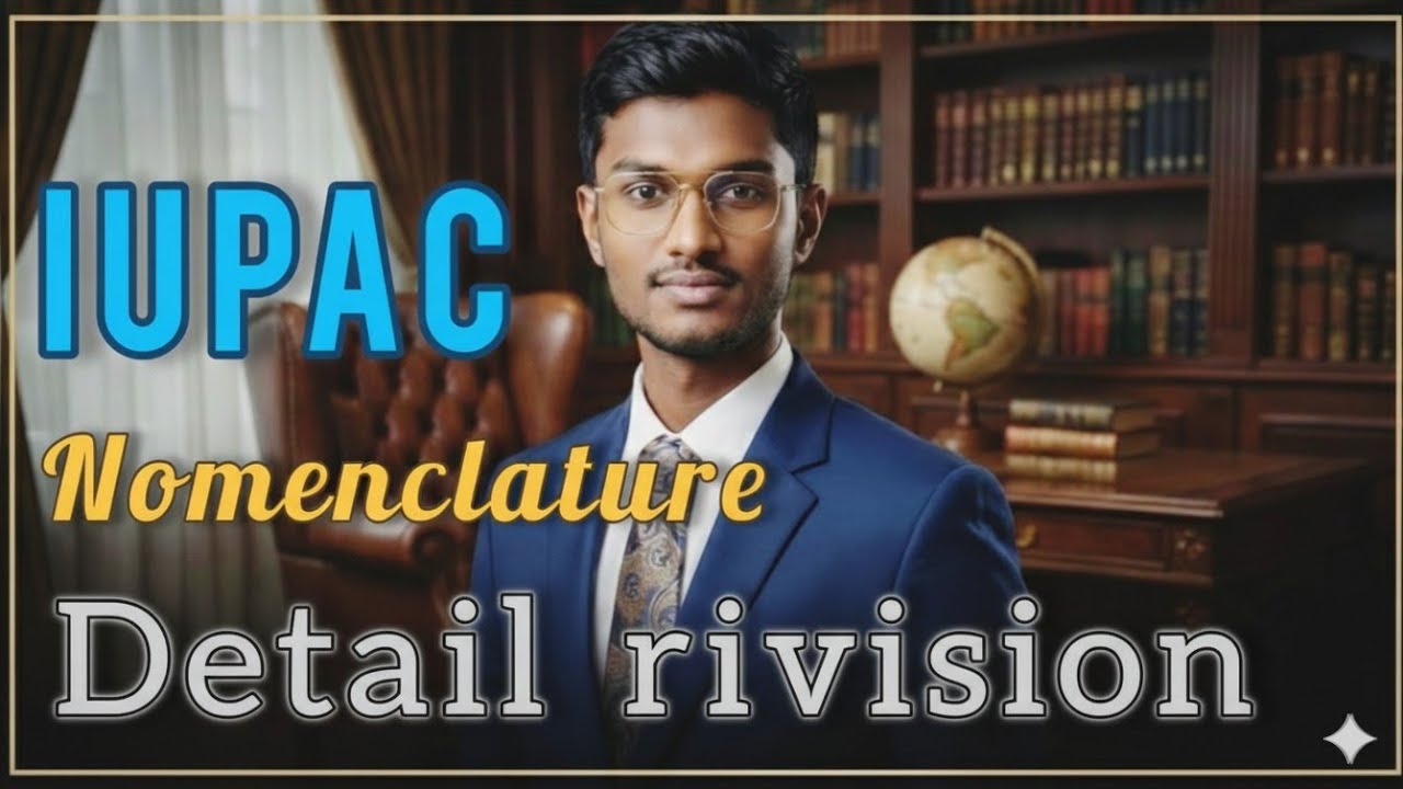 IUPAC Nomenclature of organic chemistry class 11Neet detailed rivision by sushant bagul one shot 