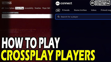 How to Play Crossplay with Friends Online in College Football 25