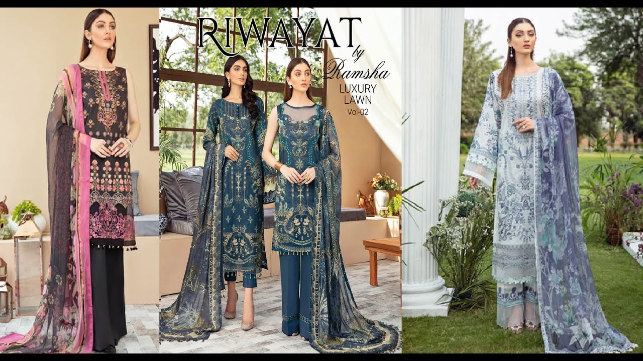 Ramsha luxury lawn 2021 | Original | Ramsha lawn collection 2021 | Ramsha lawn 2021
