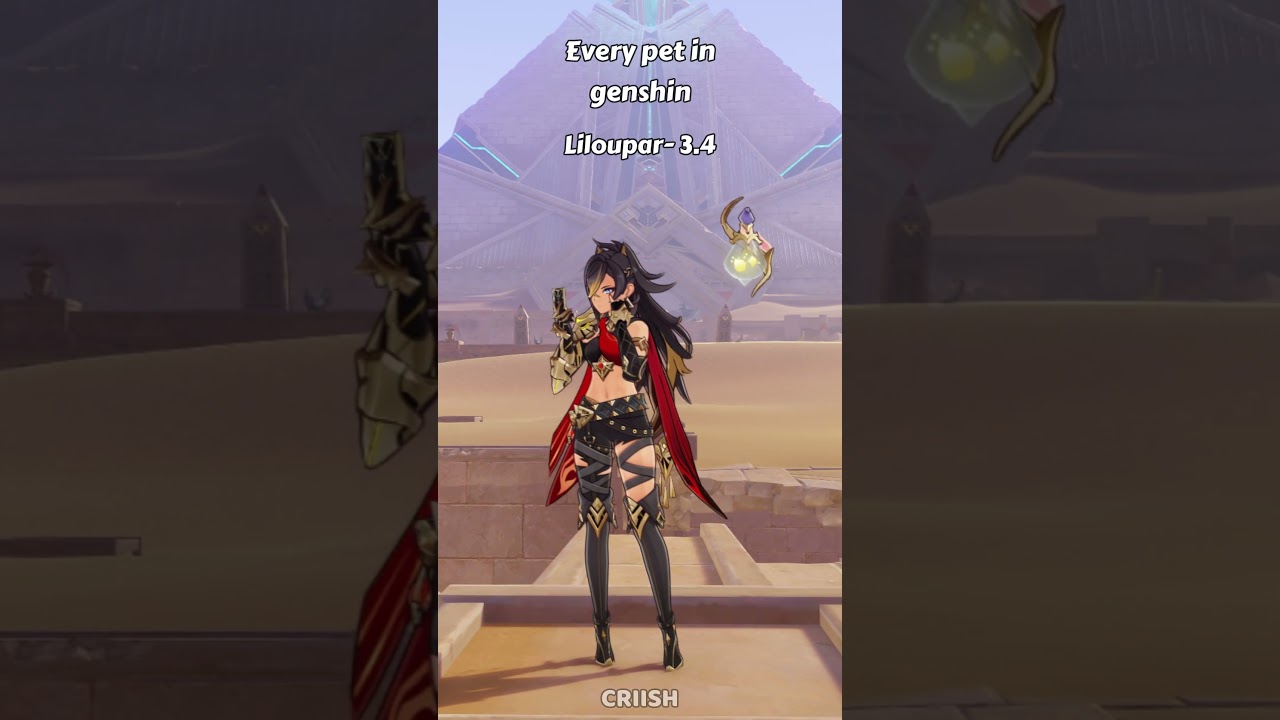 Every pet in genshin 