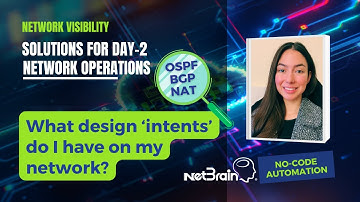 Network Visibility: What ‘intents’ do I have on my network? | Solutions for Day-2 Network Operations