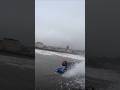 surfing a punchy Shorebreak #surf #surfing #wave #bodyboard