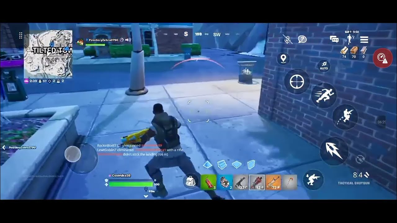 Yo sorry yall I haven't posy a video but playing #fortnite on mobile 