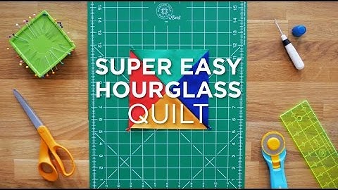 Super Easy Hourglass - Quilt Snips Mini Tutorial