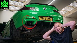 THEY INSTALLED A FULL ARMYTRIX EXHAUST TO MY 700BHP M6!!