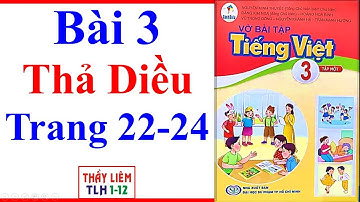 Vở Bài Tập Tiếng Việt Lớp 3 Bài 3 | Thả Diều | Trang 22 - 24 | Cánh Diều