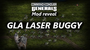 GLA Laser vs 7 USA Laser generals. Command & Conquer TM Generals Zero Hour Mod Reveal.