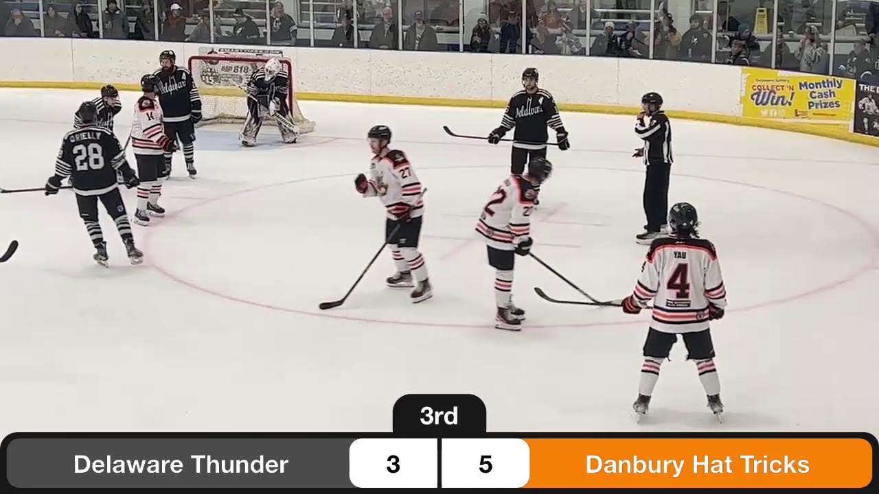 Danbury Hat Tricks vs Delaware Thunder