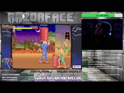 Violent Storm 1993 Arcade Razorface Live