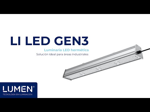 LUME YouTube ad: LI LED GEN3 | Luminaria LED hermética para áreas industriales