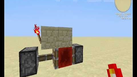 Tutorial de como hacer un t-flip flop en minecraft 1.5.2