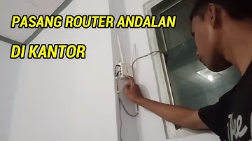 Pasang Router Baru Di Jaringan Mikrotik Kantor || Totolink N200RE || Usaha Wifi Vouceran Hotspot