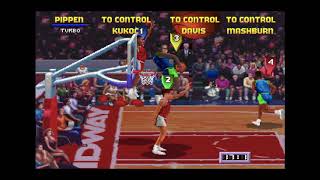 NBA Jam Tournament Edition Longplay (Sega Saturn Version) - Difficulty: 5 (Extra Hard) screenshot 4