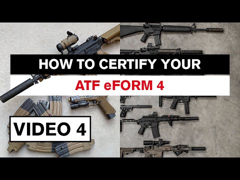 ATF eForms: How to Submit Your Form 4 in 2022, NFA Trust v. Individual