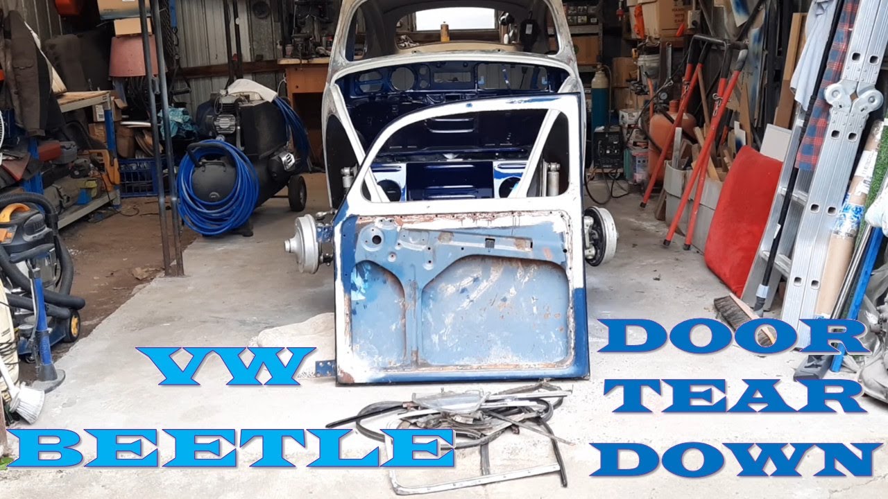 VW Beetle Door - How to Disassemble them - YouTube