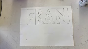 Exploding Name in One Point Perspective