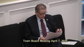 Smithtown Town Board April 7, 2020