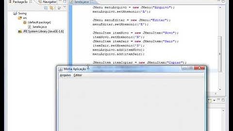 [#BlueLegacy] Java - Swing [3/4]: Trabalhando com menus