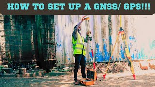 Setting a GNSS/GPS on an averaged position using UHF Radio Mode| How to localize a GNSS