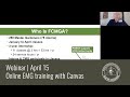 Online EMG training with Canvas | Webinar April 15, 2021
