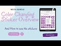 Color Changing Sticker overview and how to use these stickers