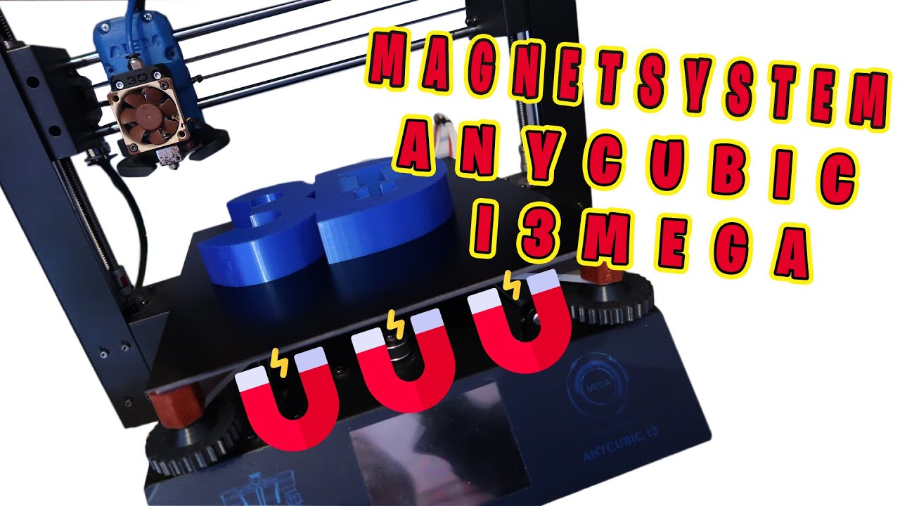 Anycubic I3 Mega Druckbett Installation Blackprint YouTube