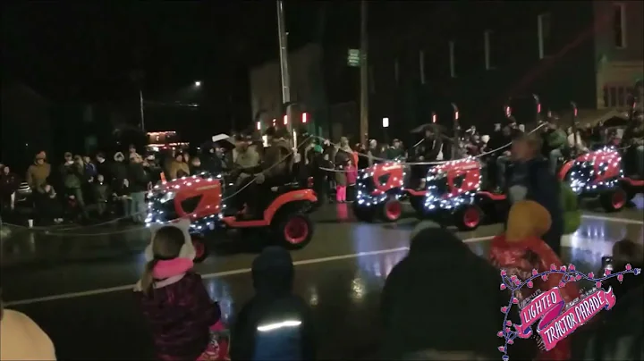 Linesville Lighted Tractor Parade Extended Footage, Interviews