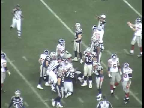 Super Bowl XLII, NY Giants vs New England, Eli Manning Pass To Burress