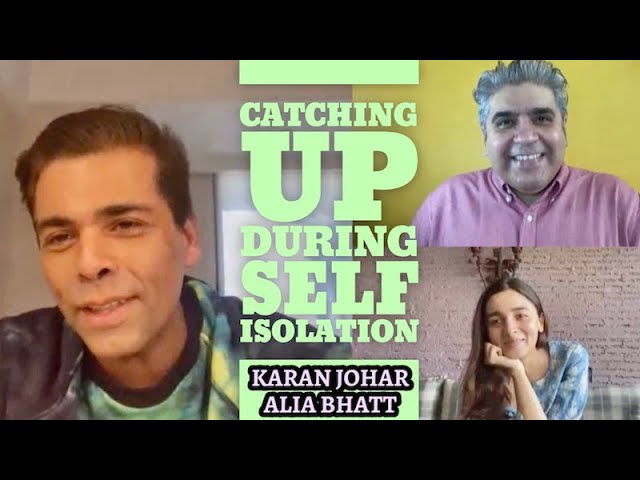 Karan Johar & Alia Bhatt interview with Rajeev Masand I Lockdown I Takht