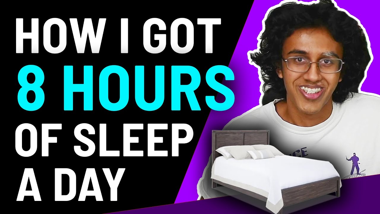 How I got 8 hours of sleep a day in high school!! Tips for