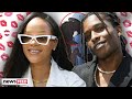 Rihanna & A$AP Rocky CAUGHT Making Out!