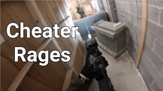 Airsoft Cheater Rages and Overshoots for Revenge