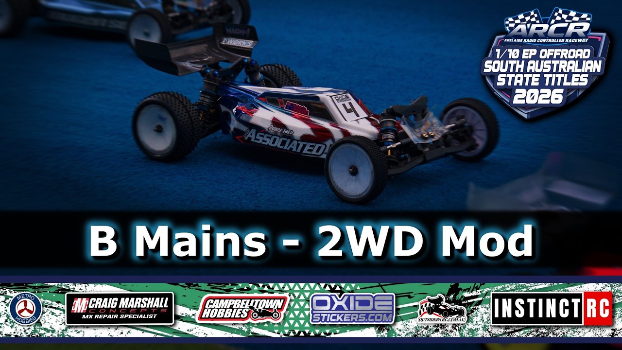 ANYONES GAME! | B Mains - 2WD Mod - 2026 RCRA 10th Offroad SA State Titles