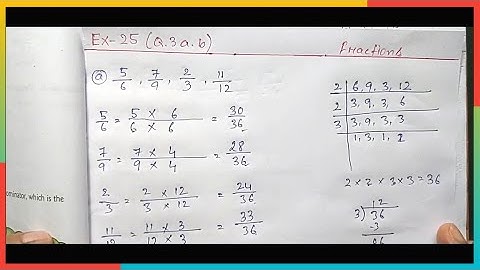 Ex:25:(Q.3.a,b)Chapter :7 Fraction| Ncert Maths Class 5|Cbse Board.