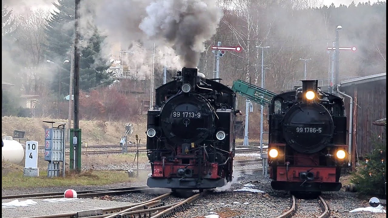 Dampfloksound pur mit VI K 99 713 - Teil 1 / 3 - Mitfahrt von Oberwiesenthal nach Cranzahl