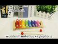 Colorful Wooden Xylophone: A Rainbow of Musical Fun! 🎶✨
