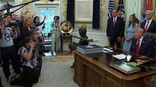 Judge hears challenge to Trump’s White House press ban