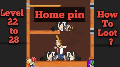 Home Pin I How To Loot ? I Pull Pin Puzzle Levels (23-28) IOS Android Gameplay Walkthrough Part - #1