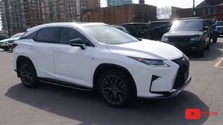 2019 Lexus RX350 F Sport Rioja Red Interior