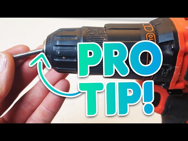 Swap Your Black and Decker Drill Bit In Seconds! (Change Drill Bit